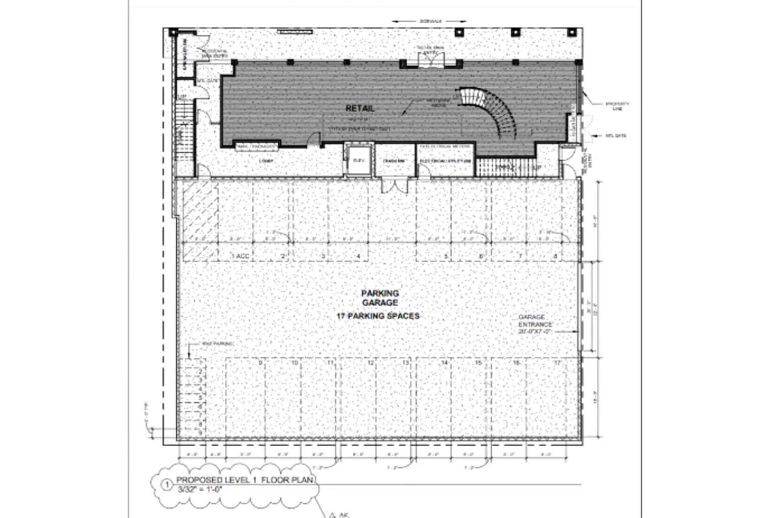 1801 W Grand Ave. Drawing by Pro-Plan Architects PC