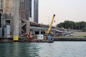 Second completed phase of Navy Pier Flyover