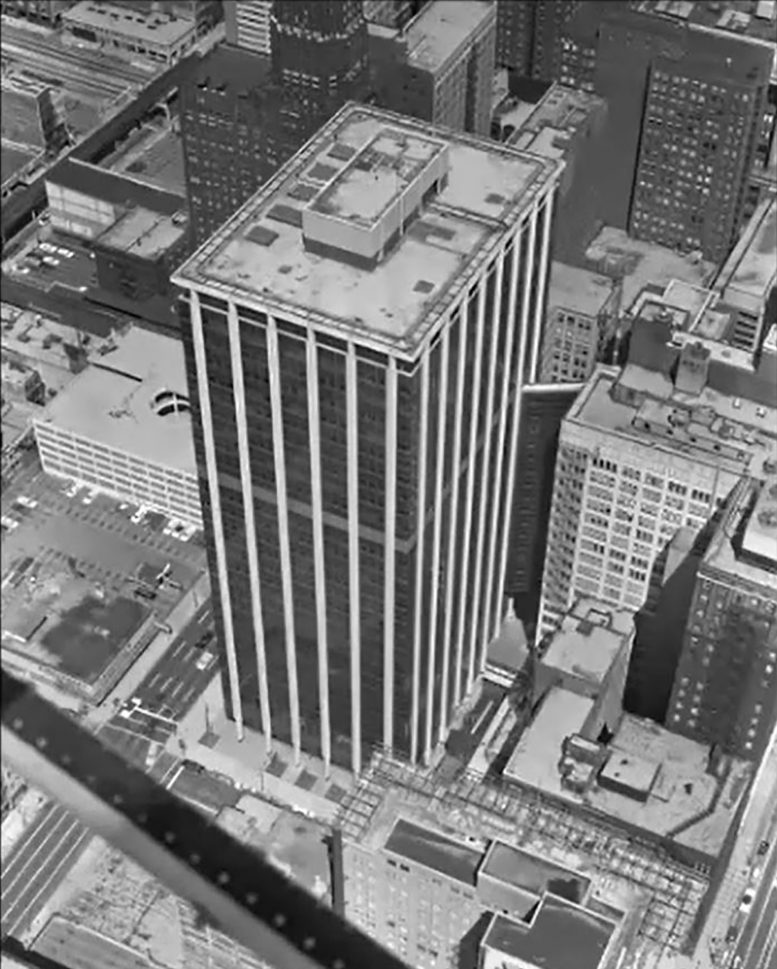 Illinois Bell Building circa 1970. Image by Chicago History Museum