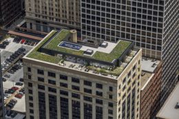Rooftop Terrace at 226 W Jackson Boulevard. Image by Phoenix Development Partners