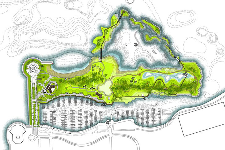 Jeanne Gang's original 2010 vision for Northerly Island