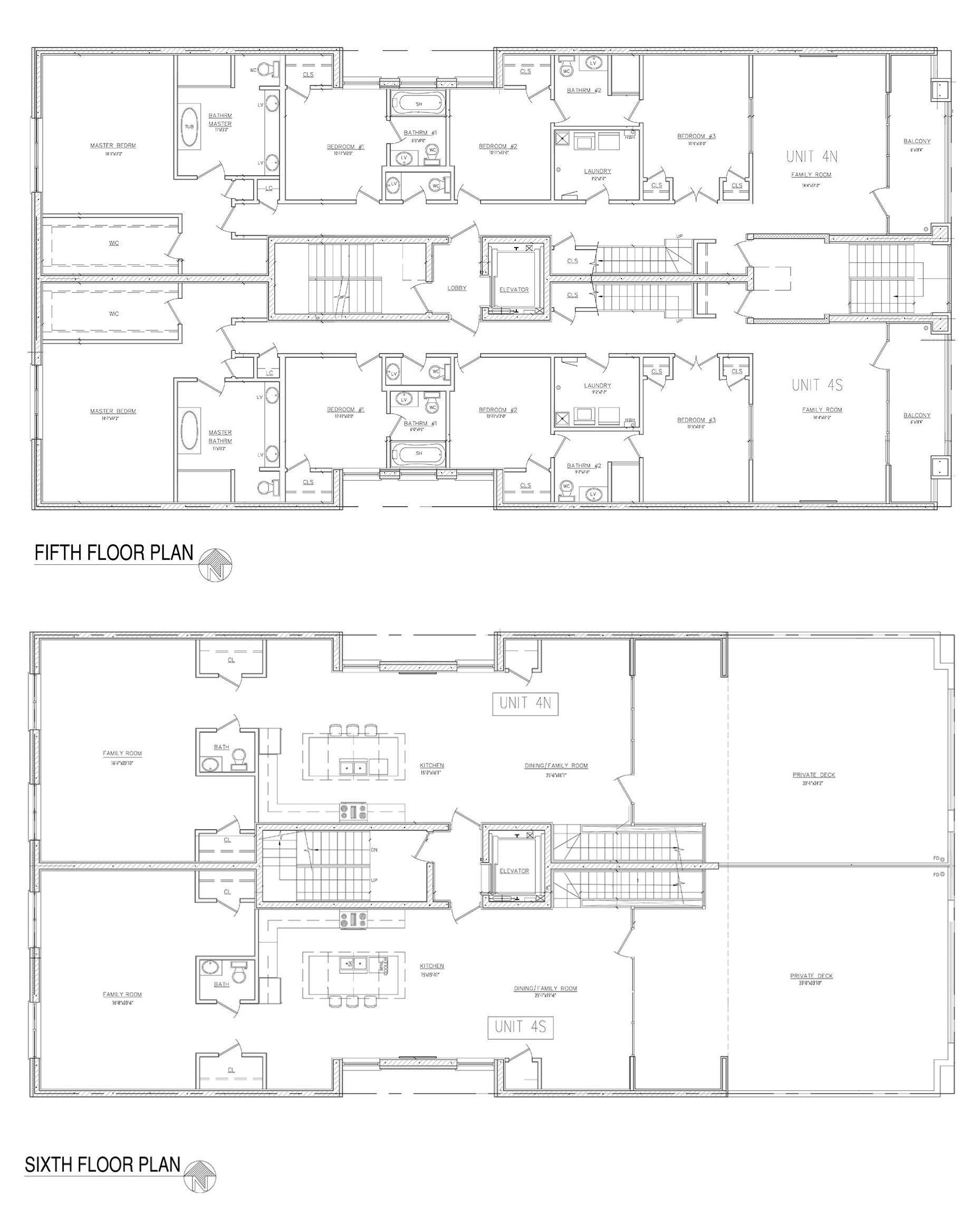 West Loop Collection's penthouse duplex floor plans