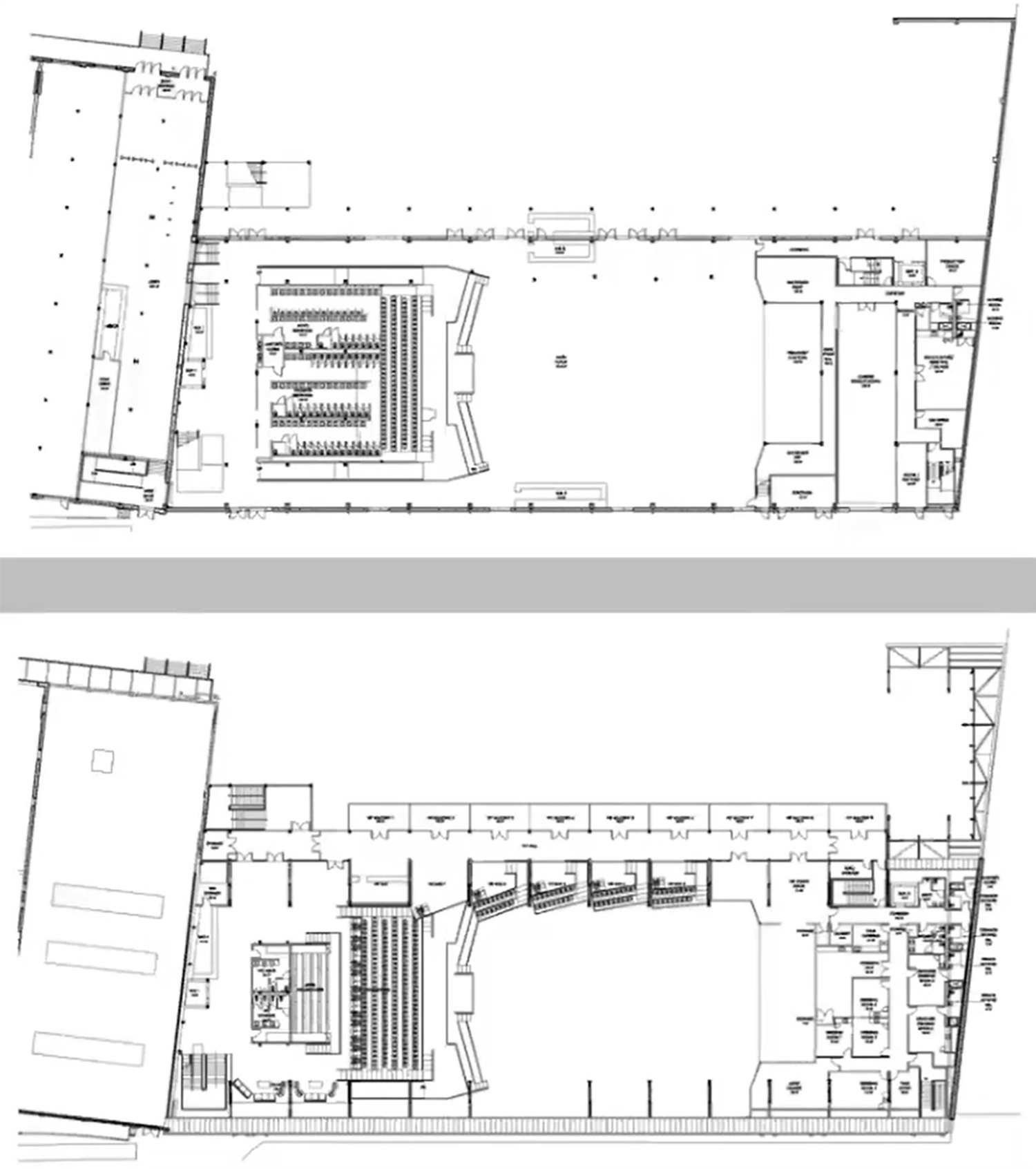 Shed Building Floor Plans. Drawings by Lamar Johnson Collaborative