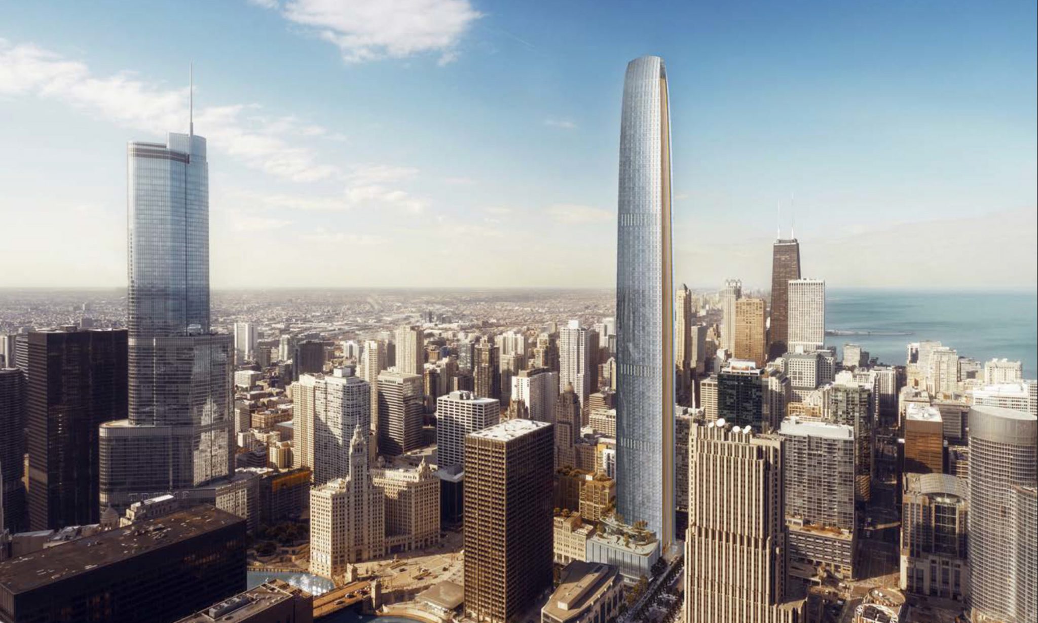 Tribune Tower Condominium Conversion's Exterior Wraps Up Chicago YIMBY