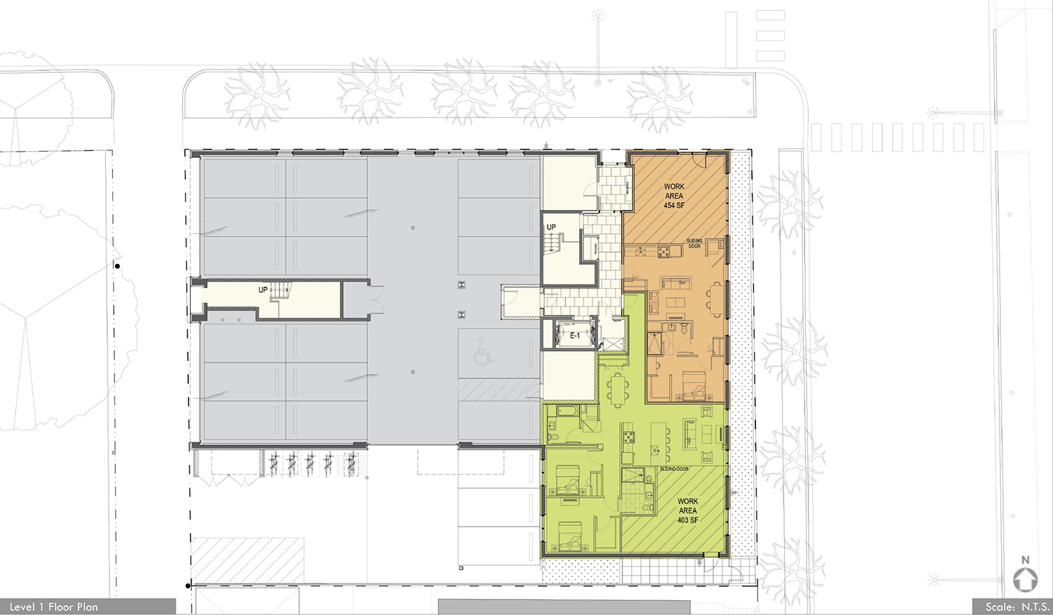 Ground Floor Plan for 2803 W Henderson Street. Rendering by Hirsch MPG