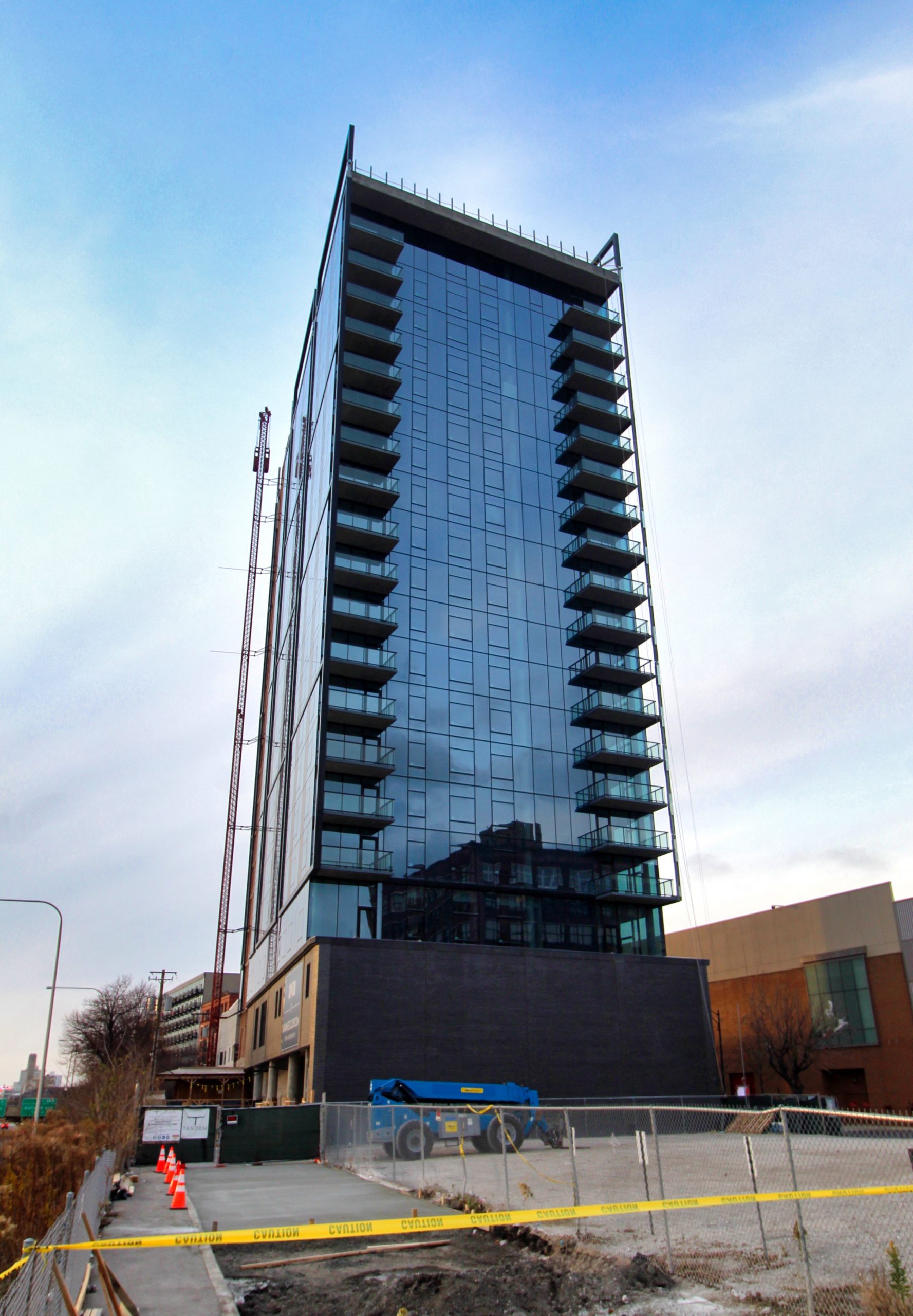 Final Touches Remain on Tandem's 20-Story 1125 W Van Buren Street in 