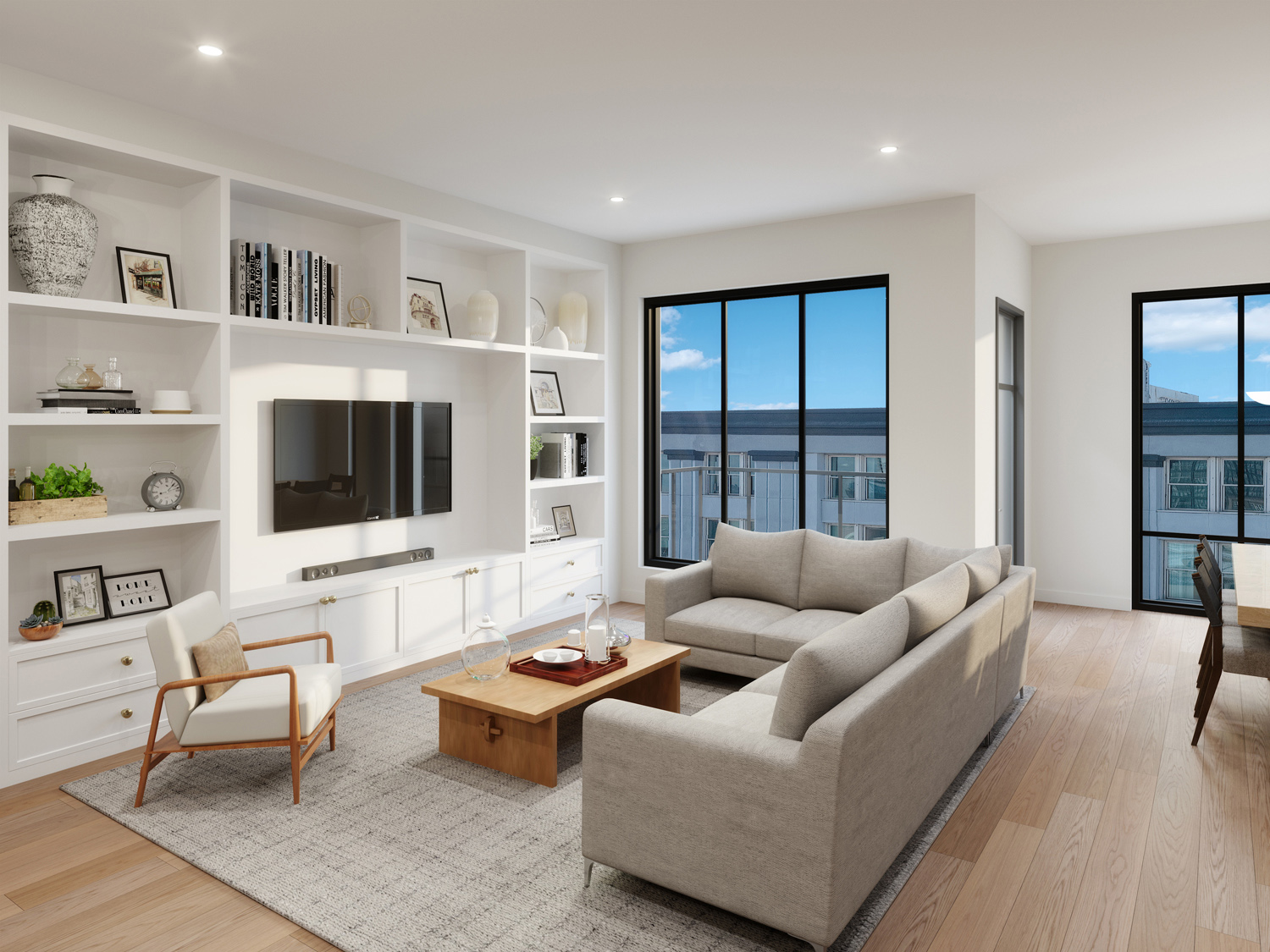Interior View at CA6 Condos. Rendering by SGW Architecture