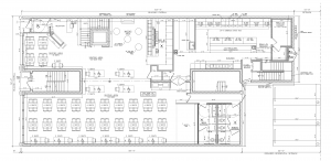1039-41 W Belmont Avenue first-floor plan