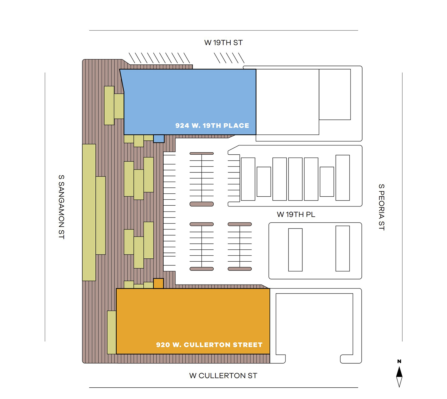 Site Plan for Mural Park Development. Drawing by JGMA