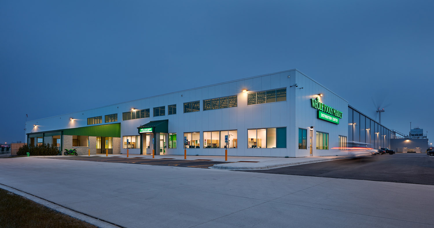 Whole Foods Distribution Center at Pullman Crossings. Image by Ryan Companies