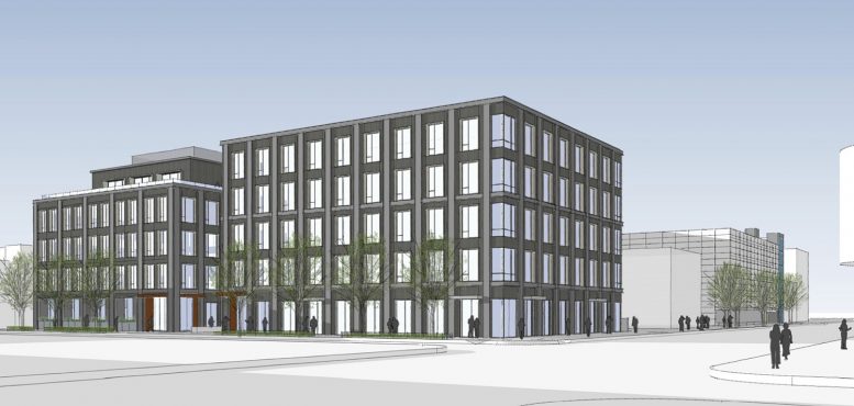 1131 and 1135 W Winona Street. Rendering by Booth Hansen