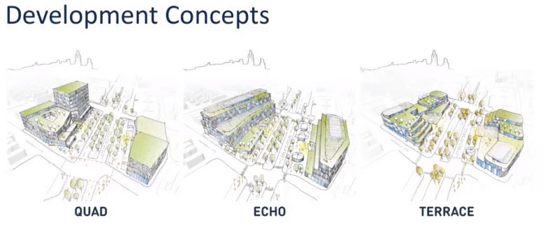Development Concepts for 3400-18 W Ogden Avenue. Diagrams by StudioGang