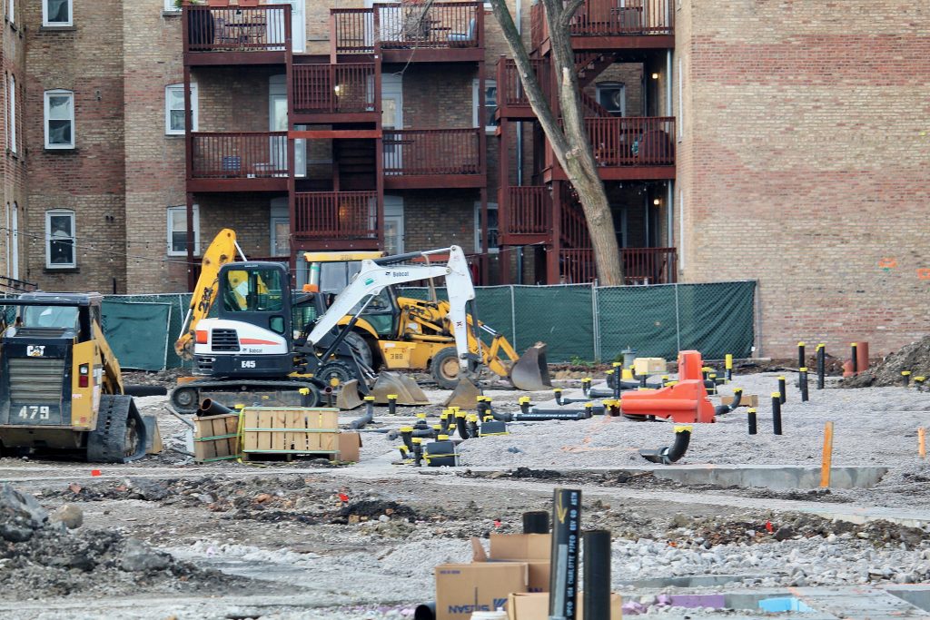 Foundation Work Underway at Emmett Street Apartments in Logan Square