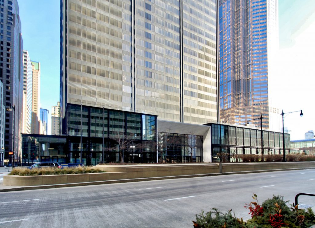 Catalog's Eastern Facade Receives Decorative Cladding at Base of Willis