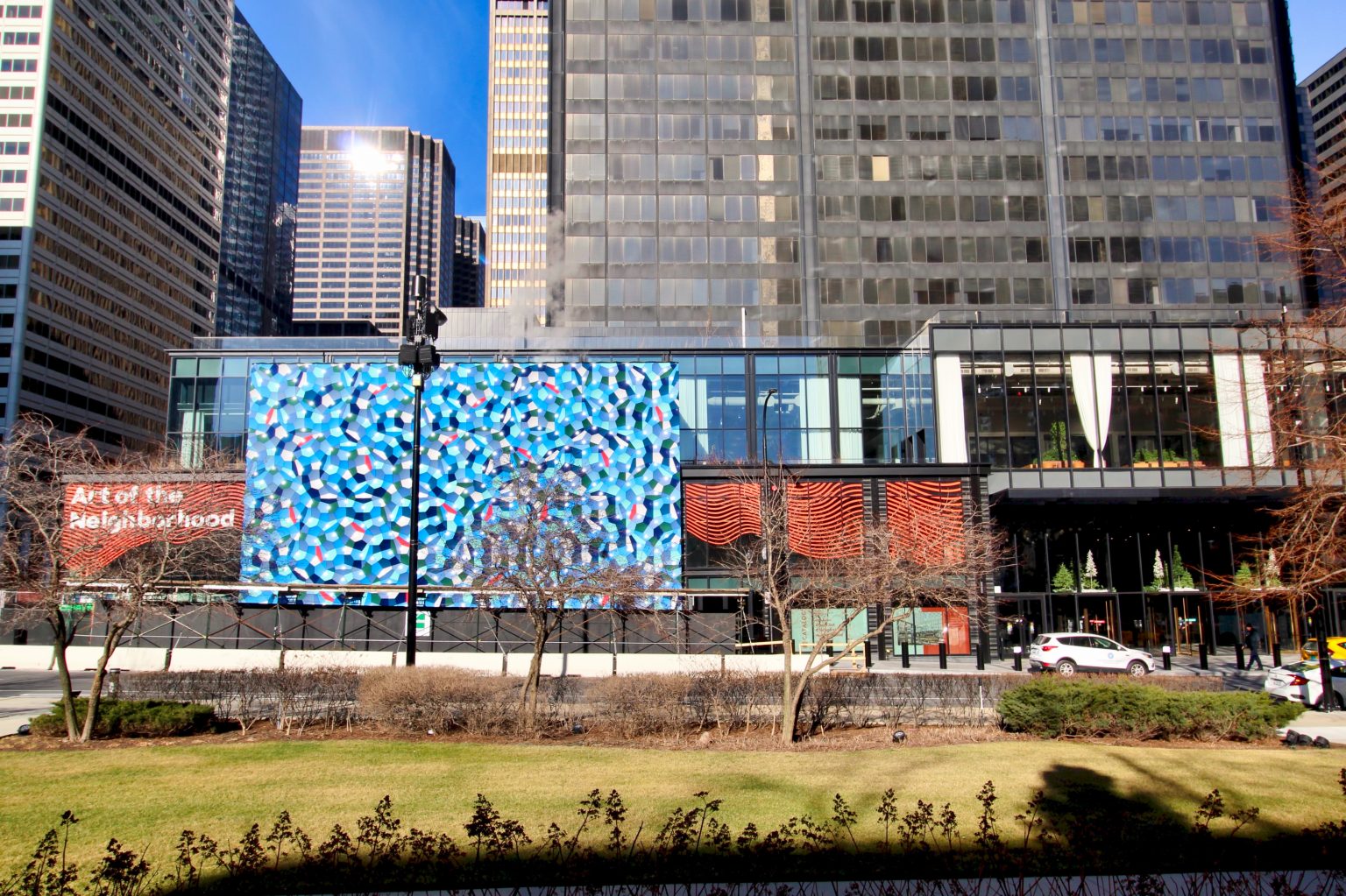 Catalog's Eastern Facade Receives Decorative Cladding at Base of Willis