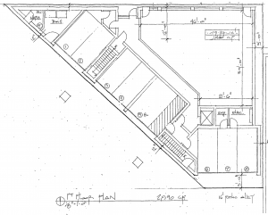 2107-11 W Caton Street first floor plan