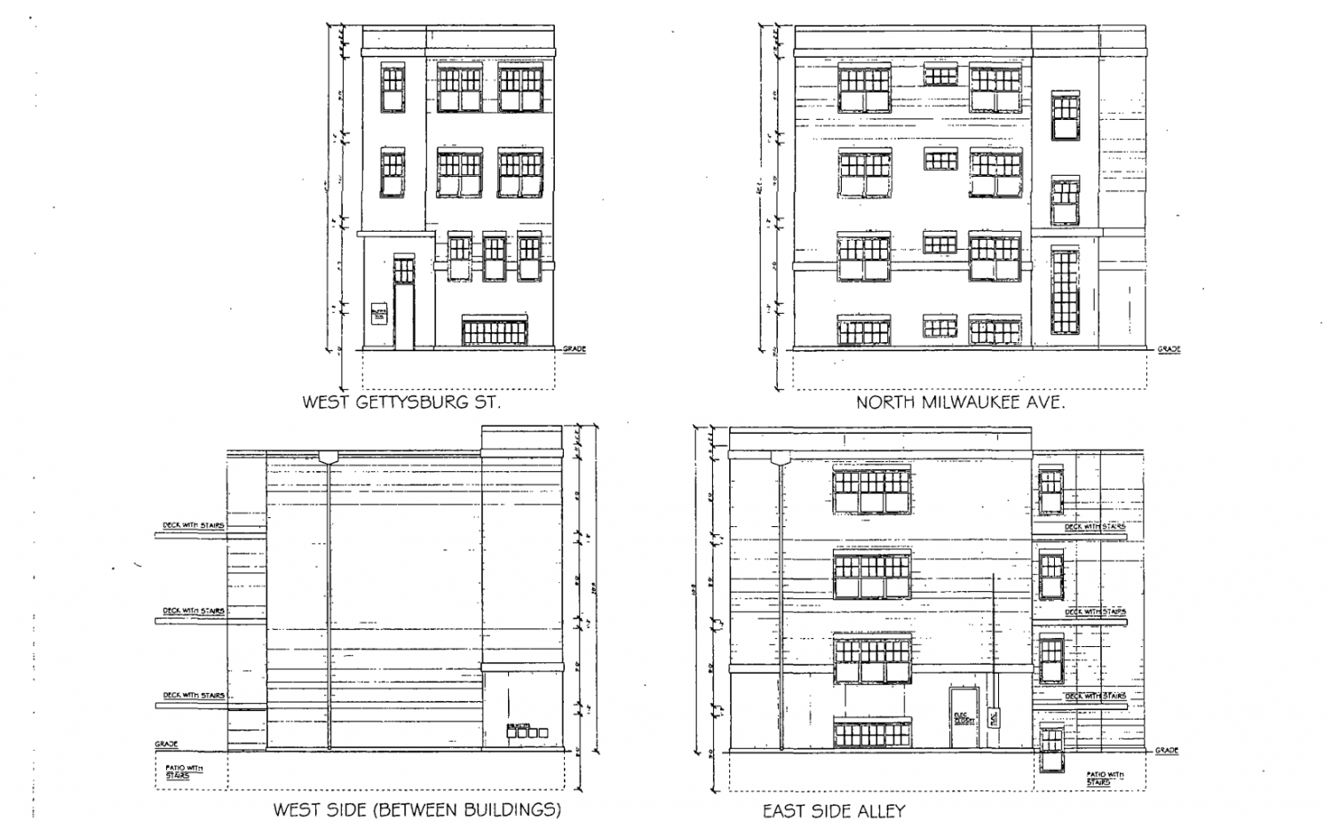 Most recently revealed design for 5528 W Gettysburg Street (5241-49 N Milwaukee Avenue)