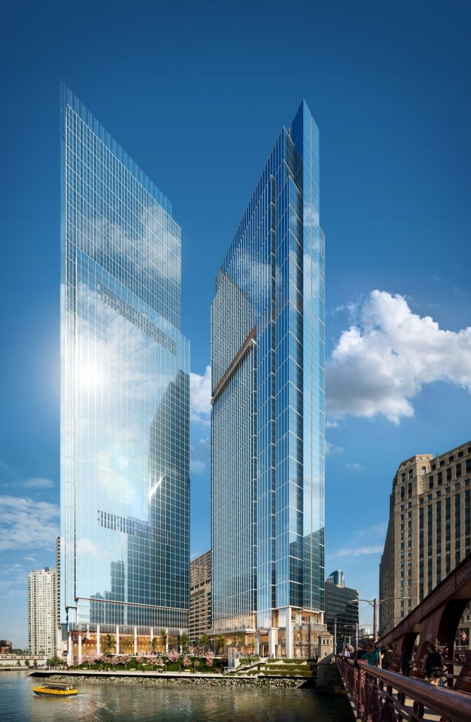 Salesforce Tower Approaches Halfway Mark in River North Chicago YIMBY
