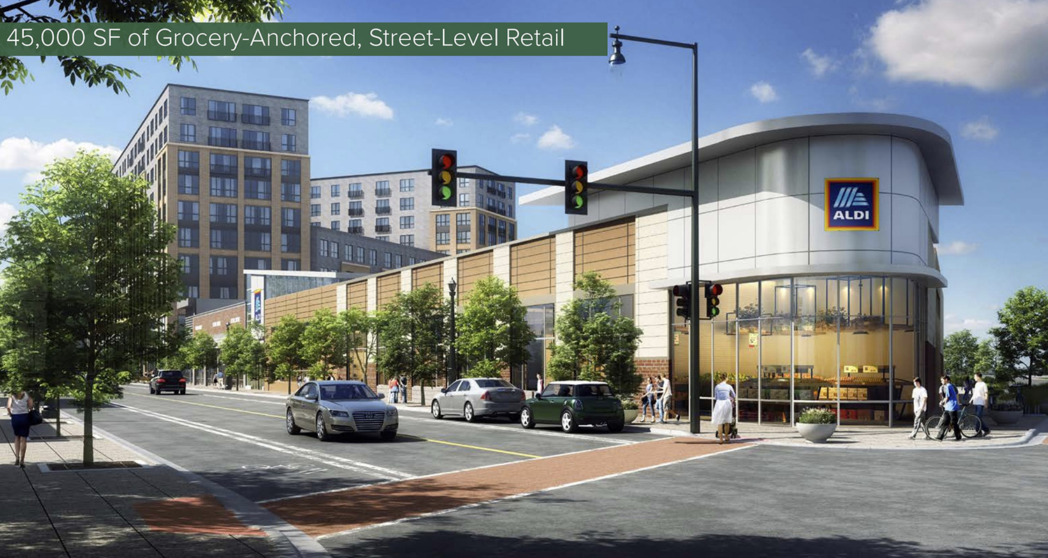 View of 4747 W Irving Park Road. Rendering by Ryan Companies