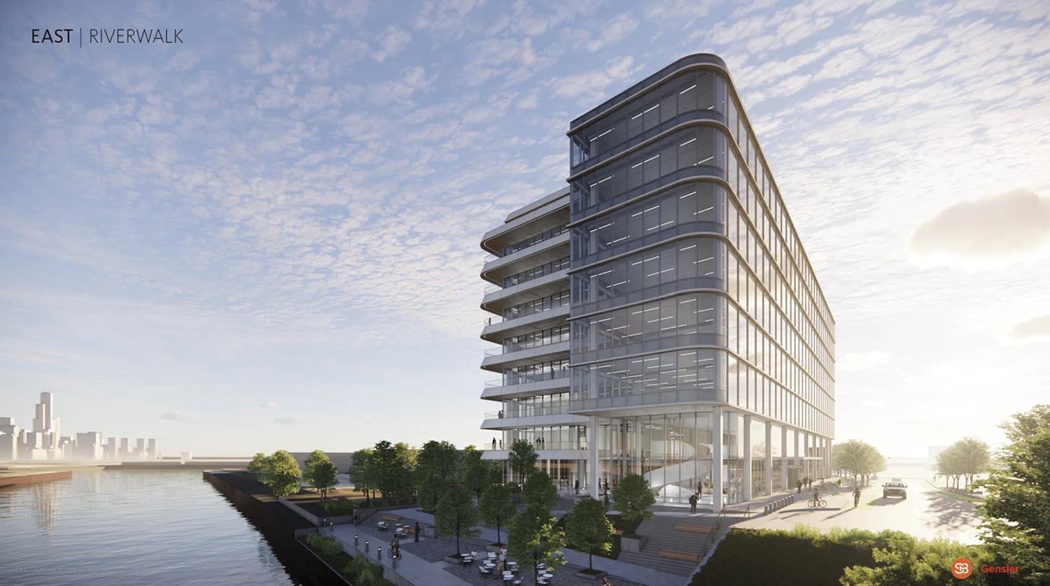 Life Sciences Building at Lincoln Yards. Rendering by Gensler