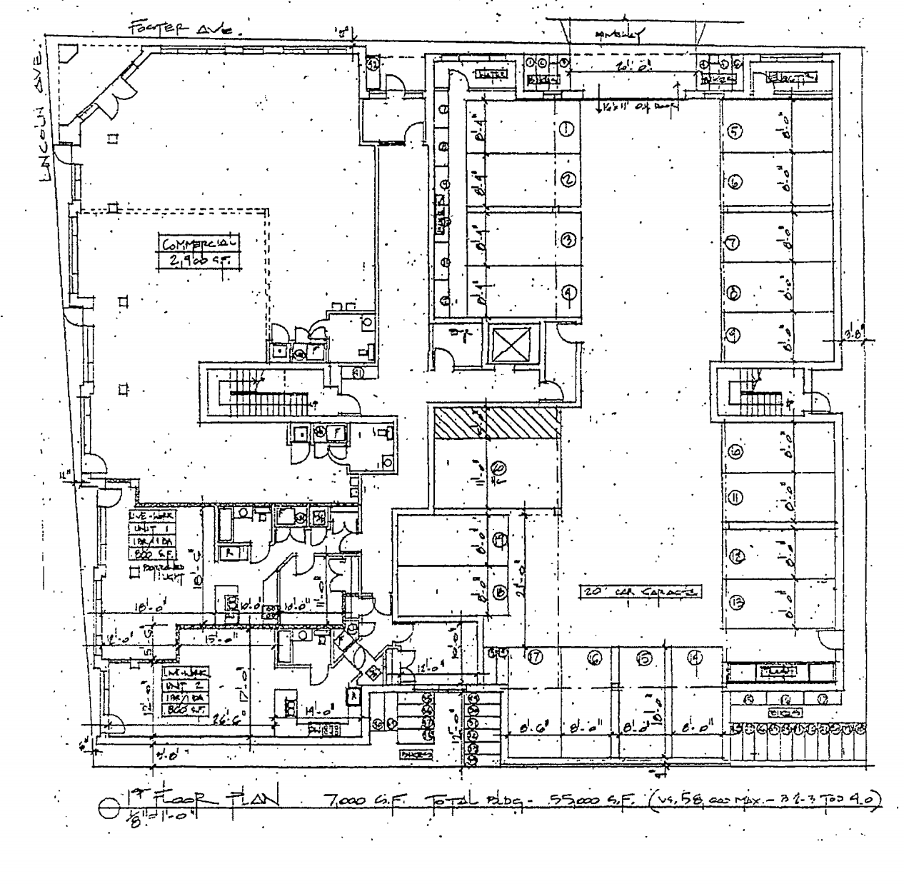 2465-79 W Foster Avenue first floor plan