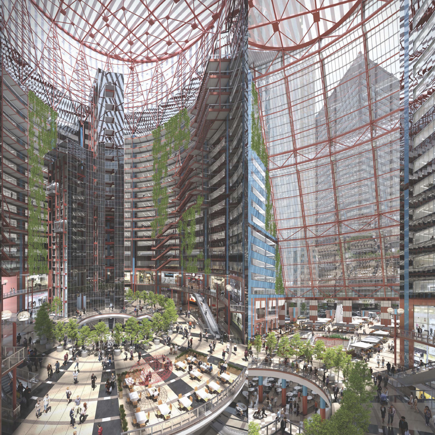 More recent adaptive reuse conceptual proposal of Thompson Center