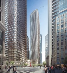 Multi-tower conceptual proposal for Thompson Center site