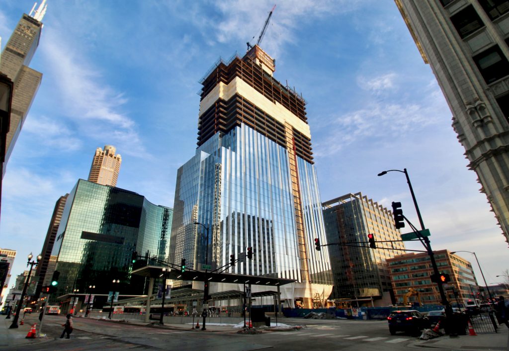 Construction Reaches Two Thirds Mark at 320 S Canal Street in West Loop