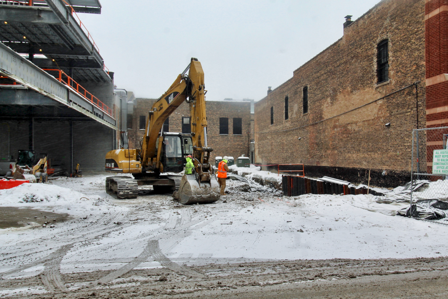 Site of addition at 932 W Randolph Street