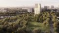 Obama Presidential Center. Rendering by Tod Williams Billie Tsien Architects