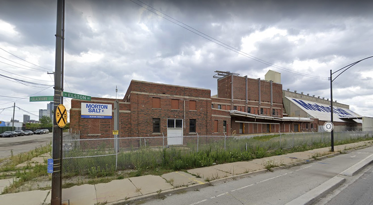Packaging Buildings at Morton Salt Warehouse Complex via Google Maps