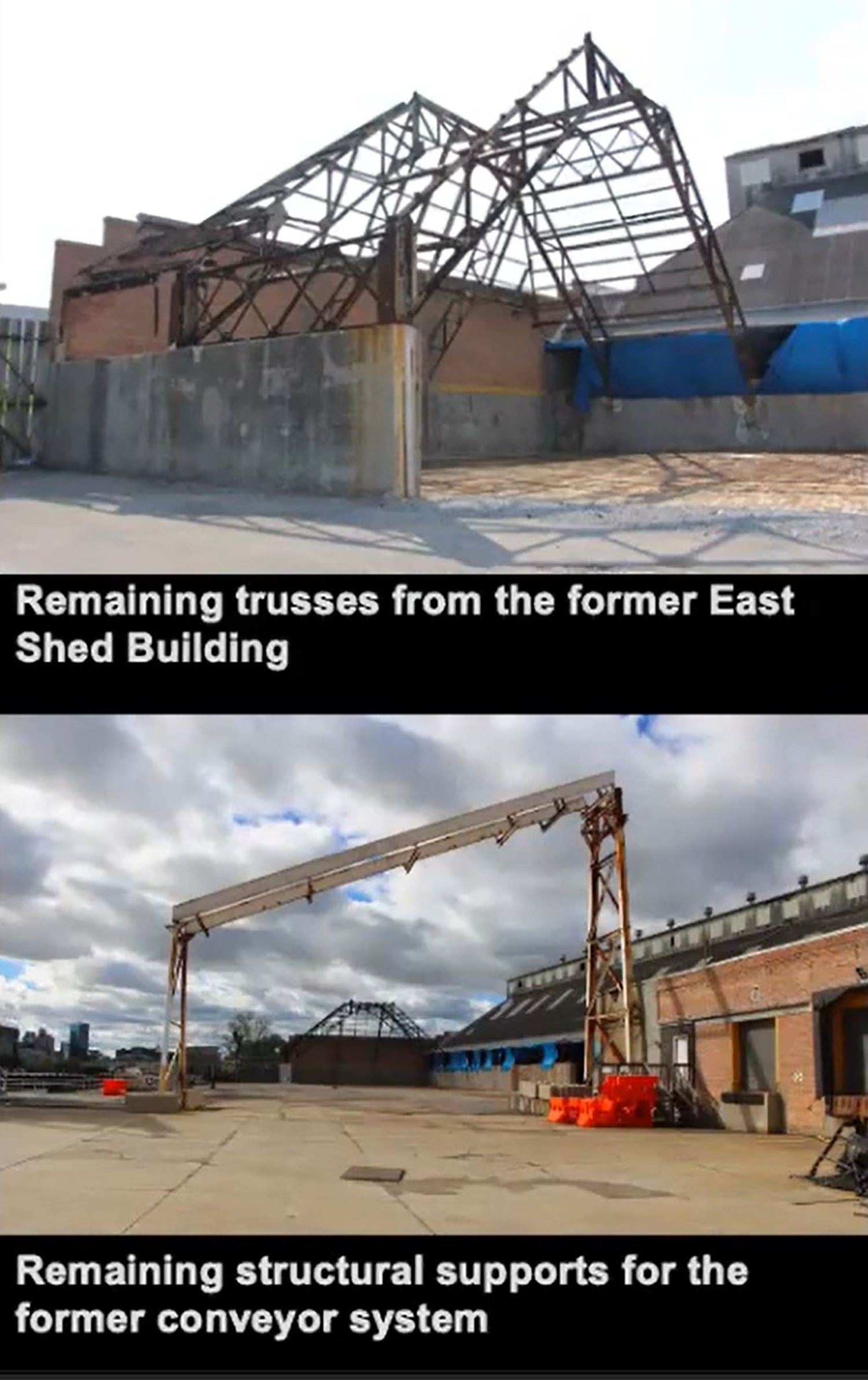 Remaining Structure at Morton Salt Warehouse Complex. Images by CCL