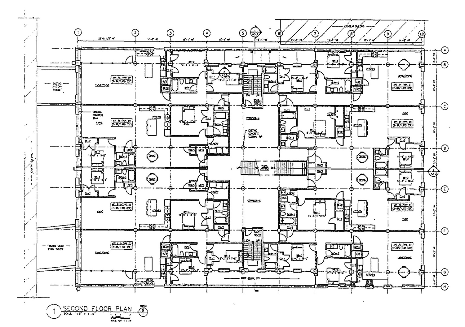 Second Floor Plan for 4046 N Hermitage Avenue. Drawing by Foster Dale Architects