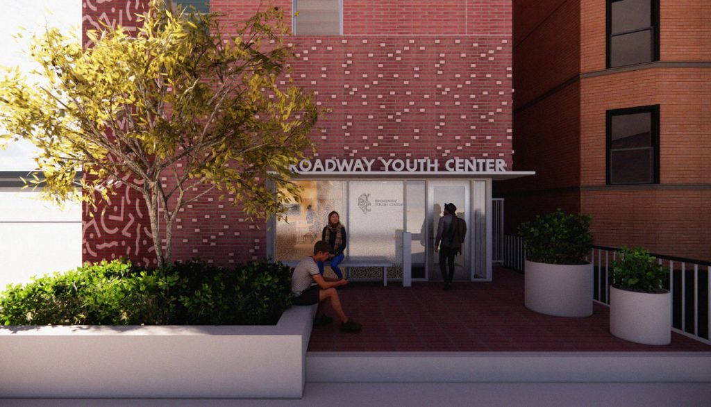 Broadway Youth Center entrance