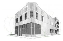 2901 N Milwaukee Avenue. Rendering by Tri Homes Today