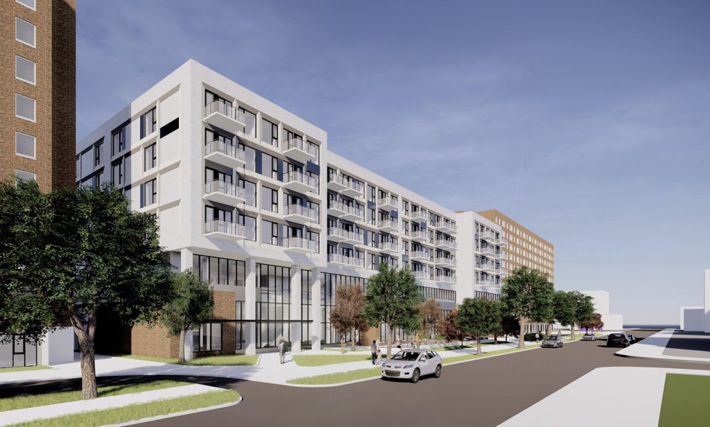 New Addition for Edith Spurlock Sampson Apartments Rises at 2700 N