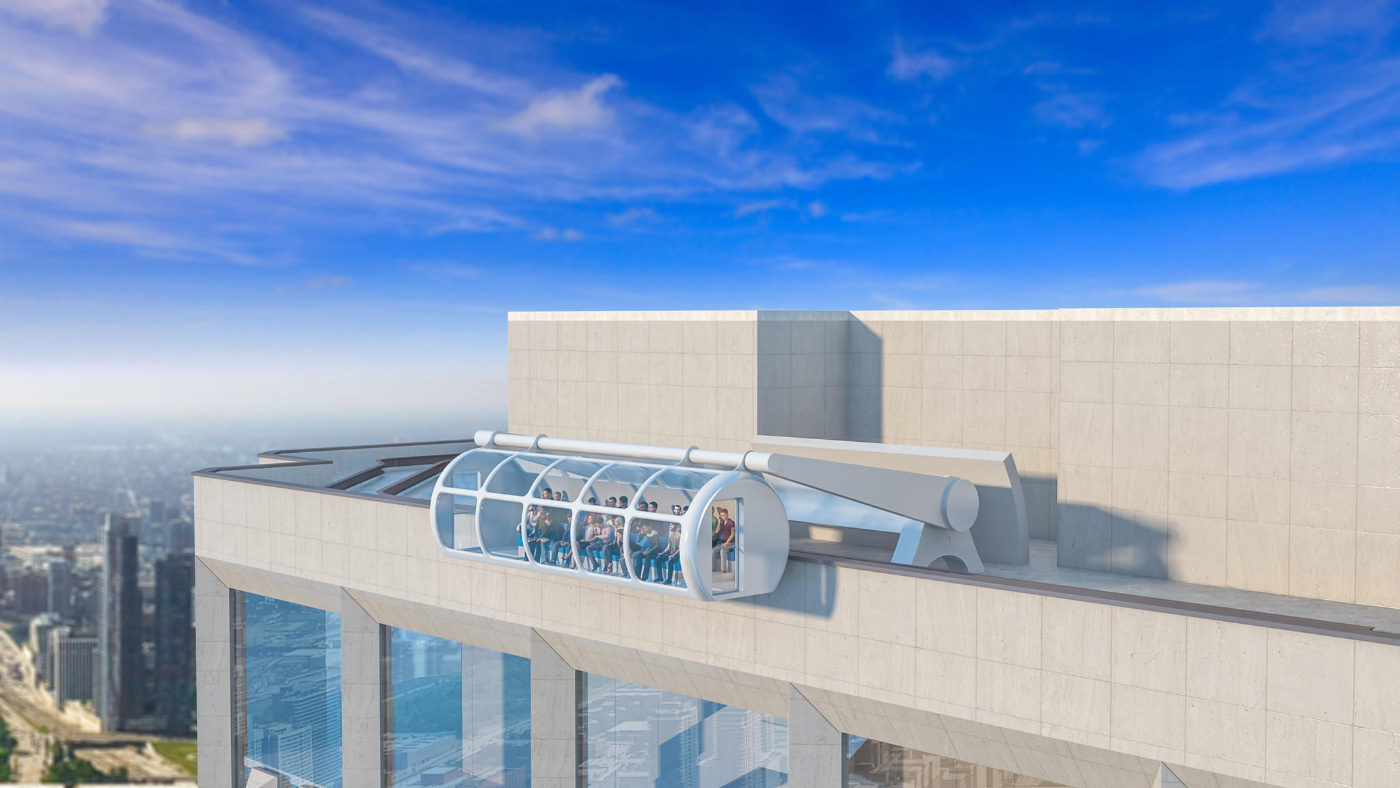 Aon Center observation deck