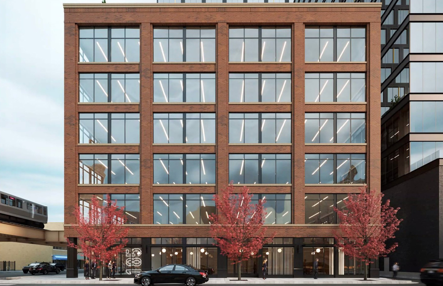 View of 817 W Lake Street. Rendering by Eckenhoff Saunders Architects