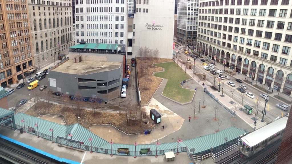 View of Downtown Loop Site at 331 S Plymouth Court. Image by C40