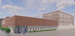 Wendell Phillips High School Addition. Rendering by Moody Nolan