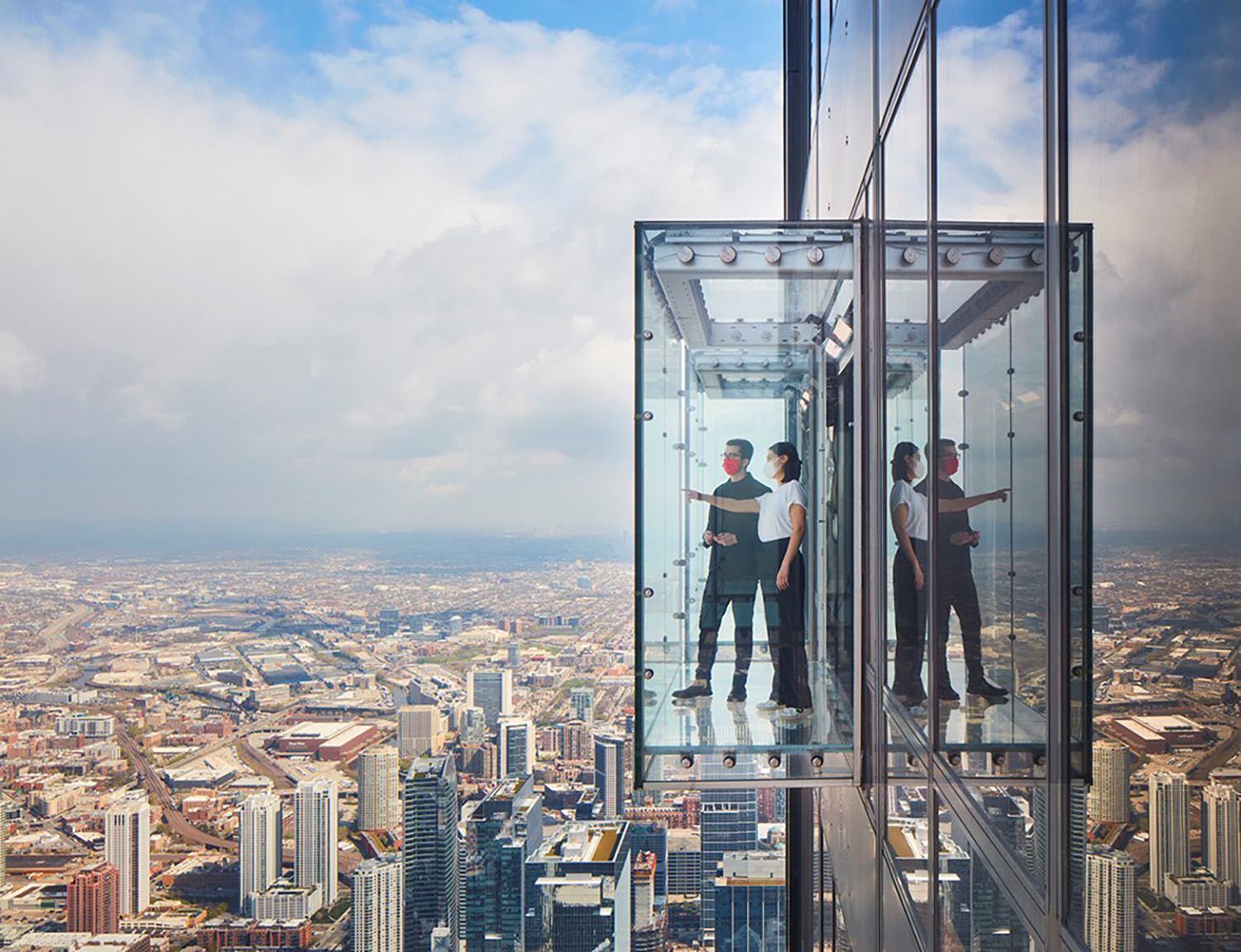 Skydeck at Willis Tower. Image by SOM