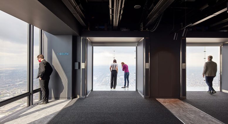 Skydeck at Willis Tower. Image by SOM
