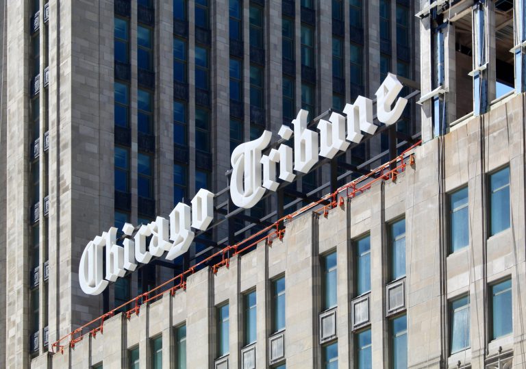 Historic Sign Reinstalled at Tribune Tower Residences along Magnificent ...