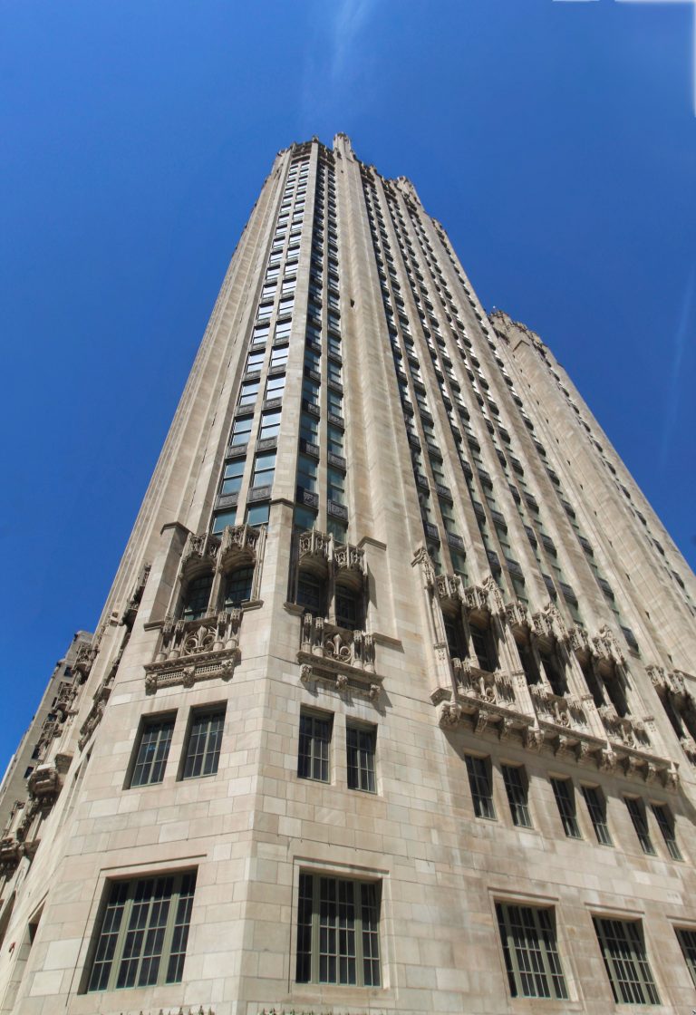 Historic Sign Reinstalled at Tribune Tower Residences along Magnificent ...