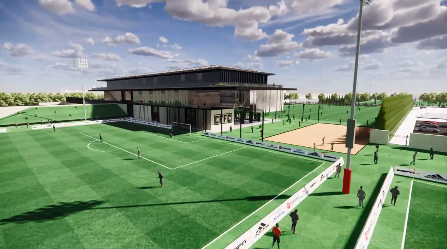 Chicago Fire Performance Center. Rendering by Chicago Fire FC