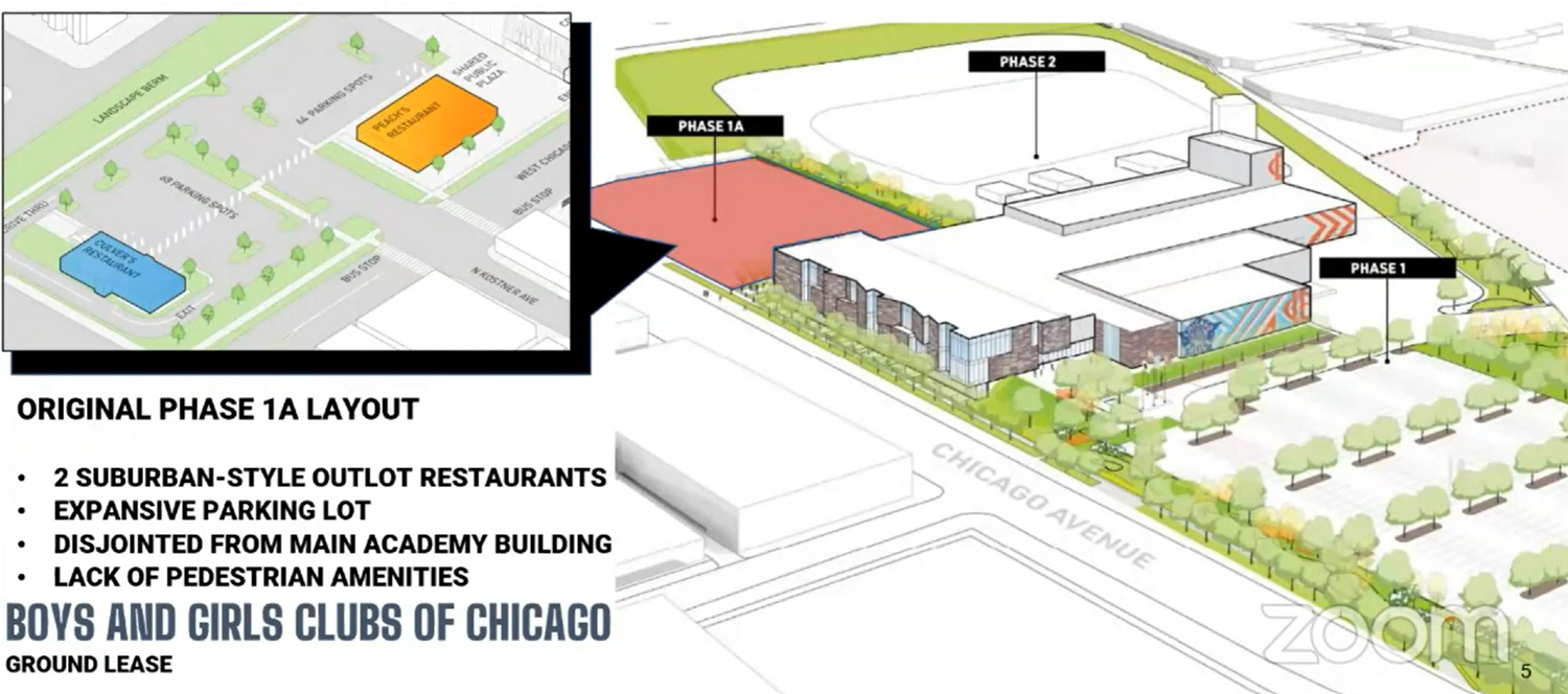 Original Phase 1A Layout of 4433 W Chicago Avenue. Image by Chicago DPD