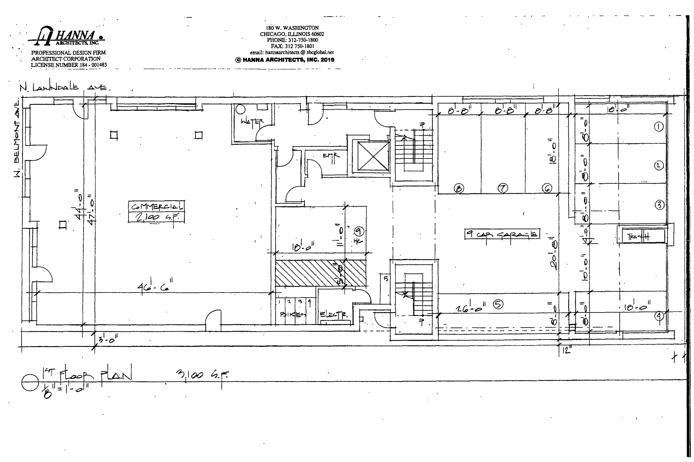 3654-56 W Belmont Avenue first floor plan