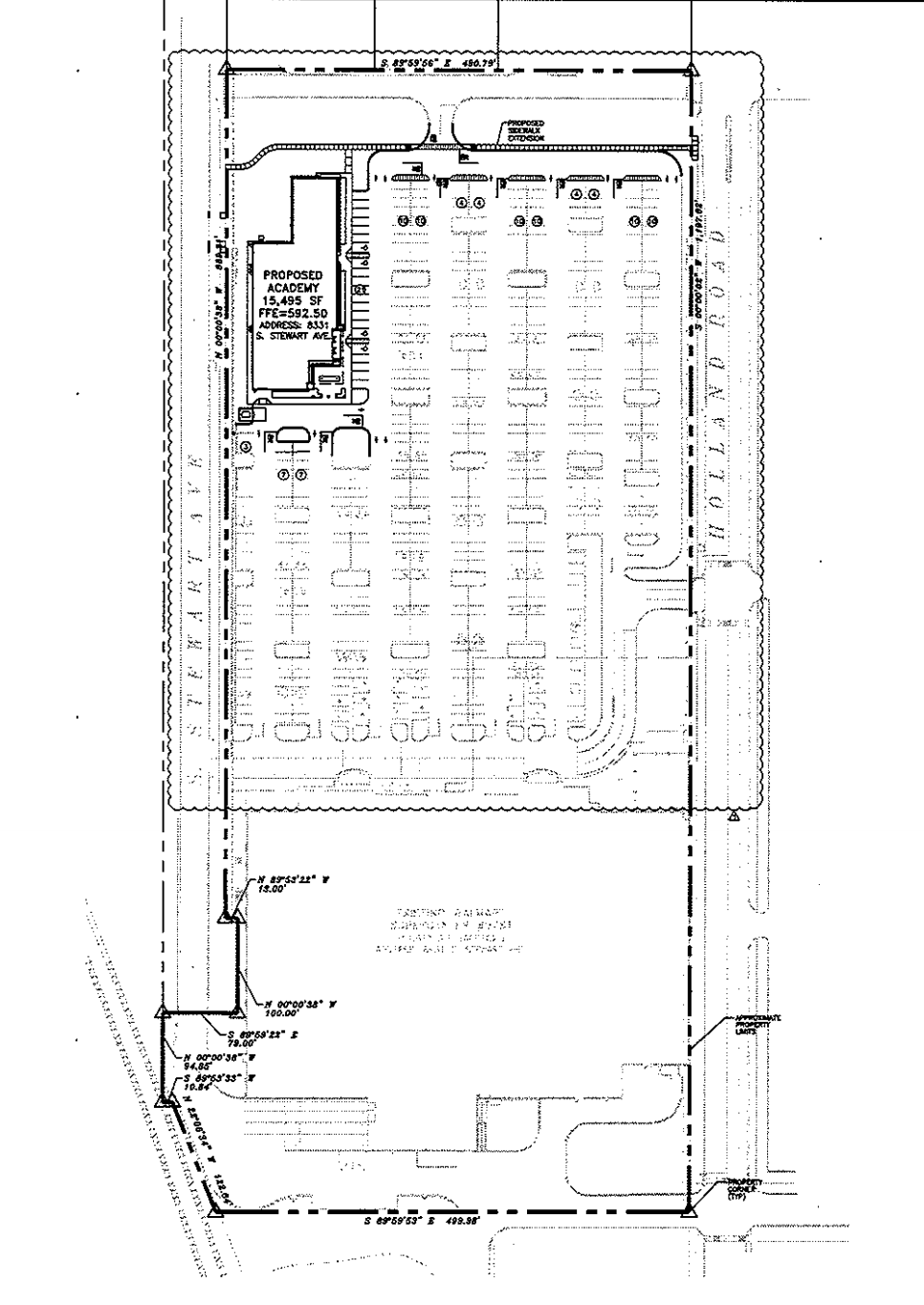 8331 S Stewart Avenue broad site plan