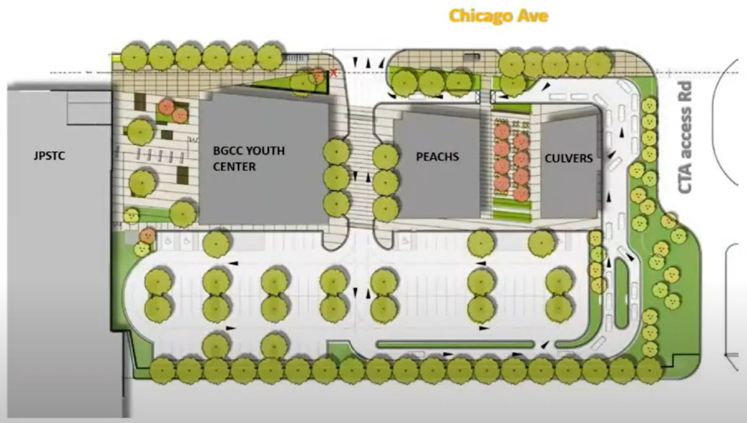 Site Plan of 4433 W Chicago Avenue. Image by Chicago DPD