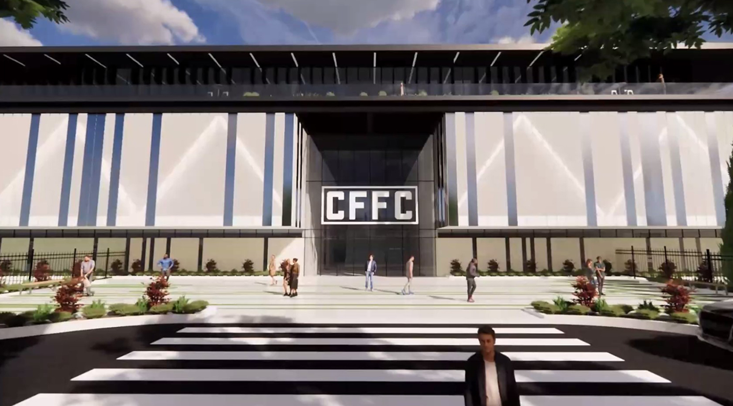 View of Chicago Fire Performance Center. Rendering by Chicago Fire FC